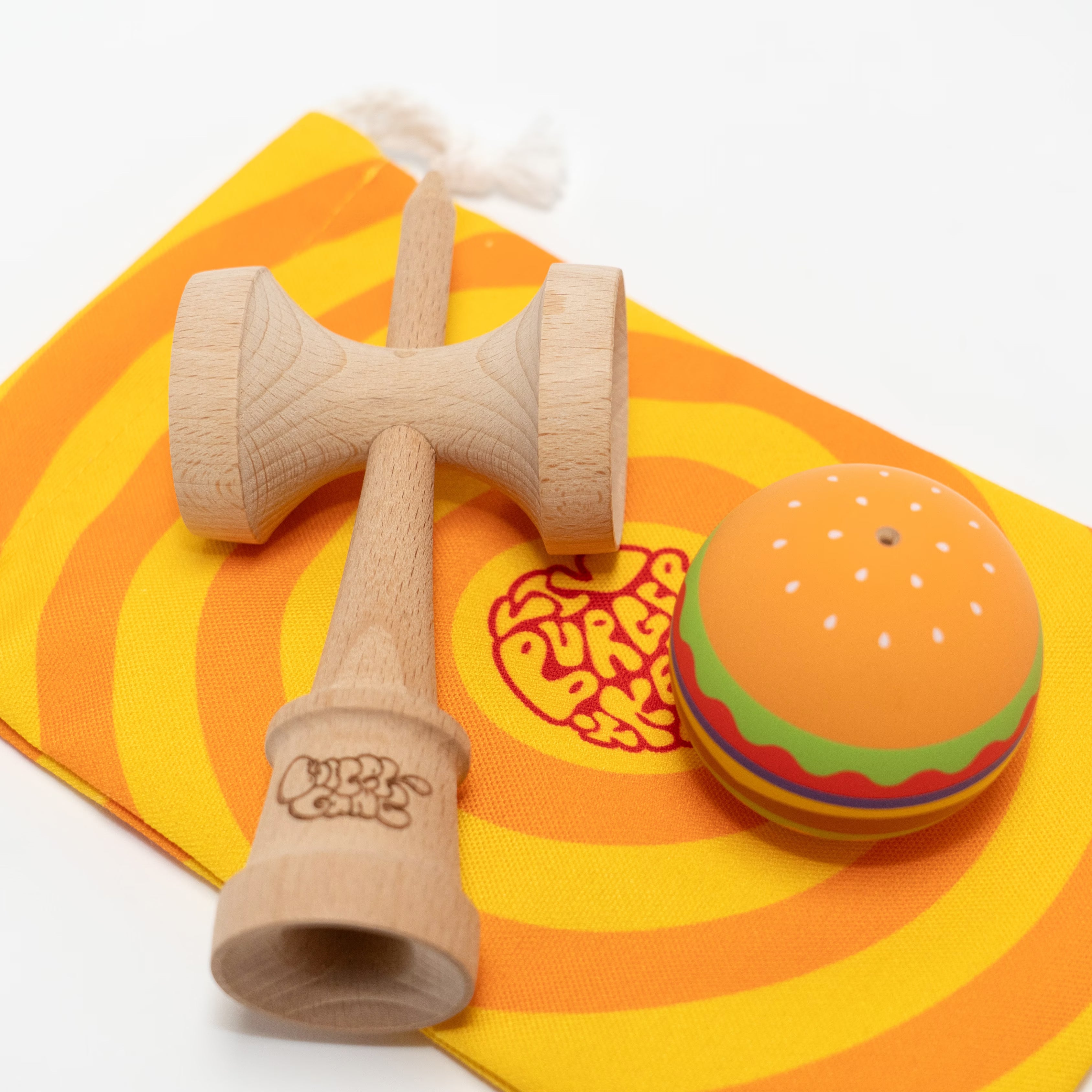 Burger kendama standard full setup